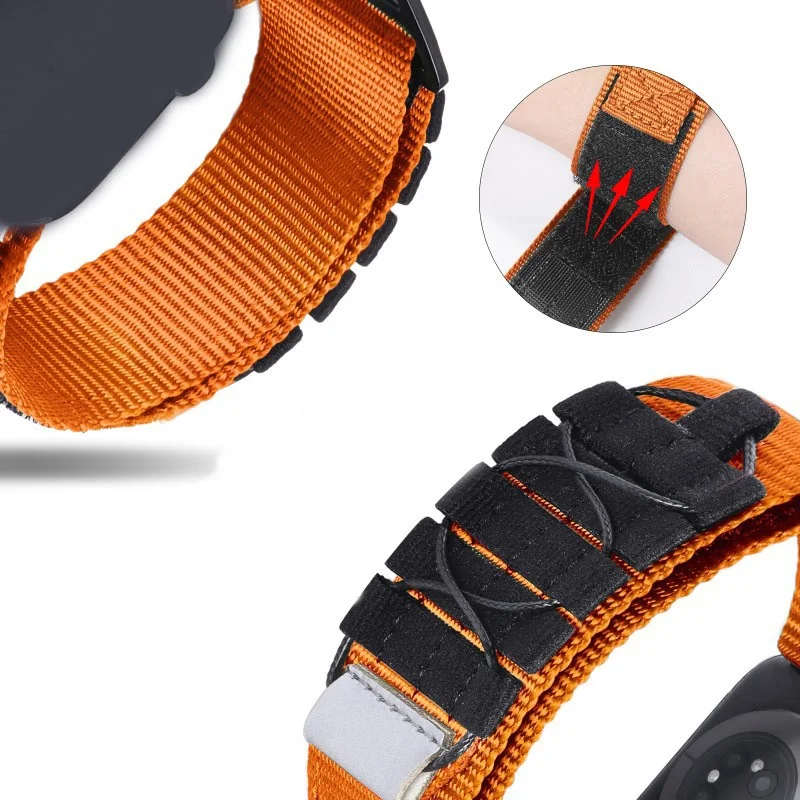 20mm 22mm Nylon Watch Strap for Samsung Galaxy Watch 6 44mm 40mm Band Quick Release Military Sport Universal Men's Bracelet