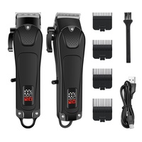 New HIENA Hair Clipper Set Intelligent LED Display Hair Cutting Machine Barber Shop Hairdressing Grooming Shaving Razors Cutters