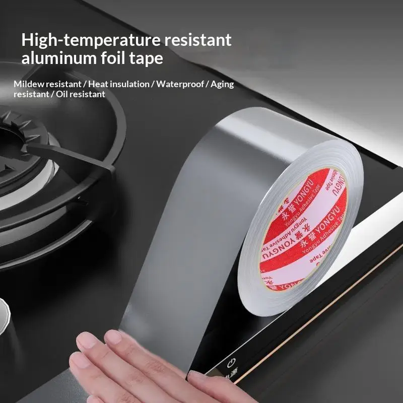 Foil Duct Tape Waterproof Tape Aluminum Foil Tape Patch & Seal Tape, Insulation Adhesive Metal Tapes For Ductwork, Sealing Etc