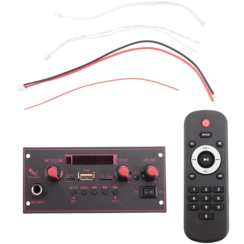 เครื่องขยายเสียง 2X10W บลูทูธ Mp3 ถอดรหัสคณะกรรมการรถเข็นเครื่องเล่นเสียงรถโมดูลบลูทูธเปลี่ยนชิ้นส่วนอุปกรณ์เสริม A