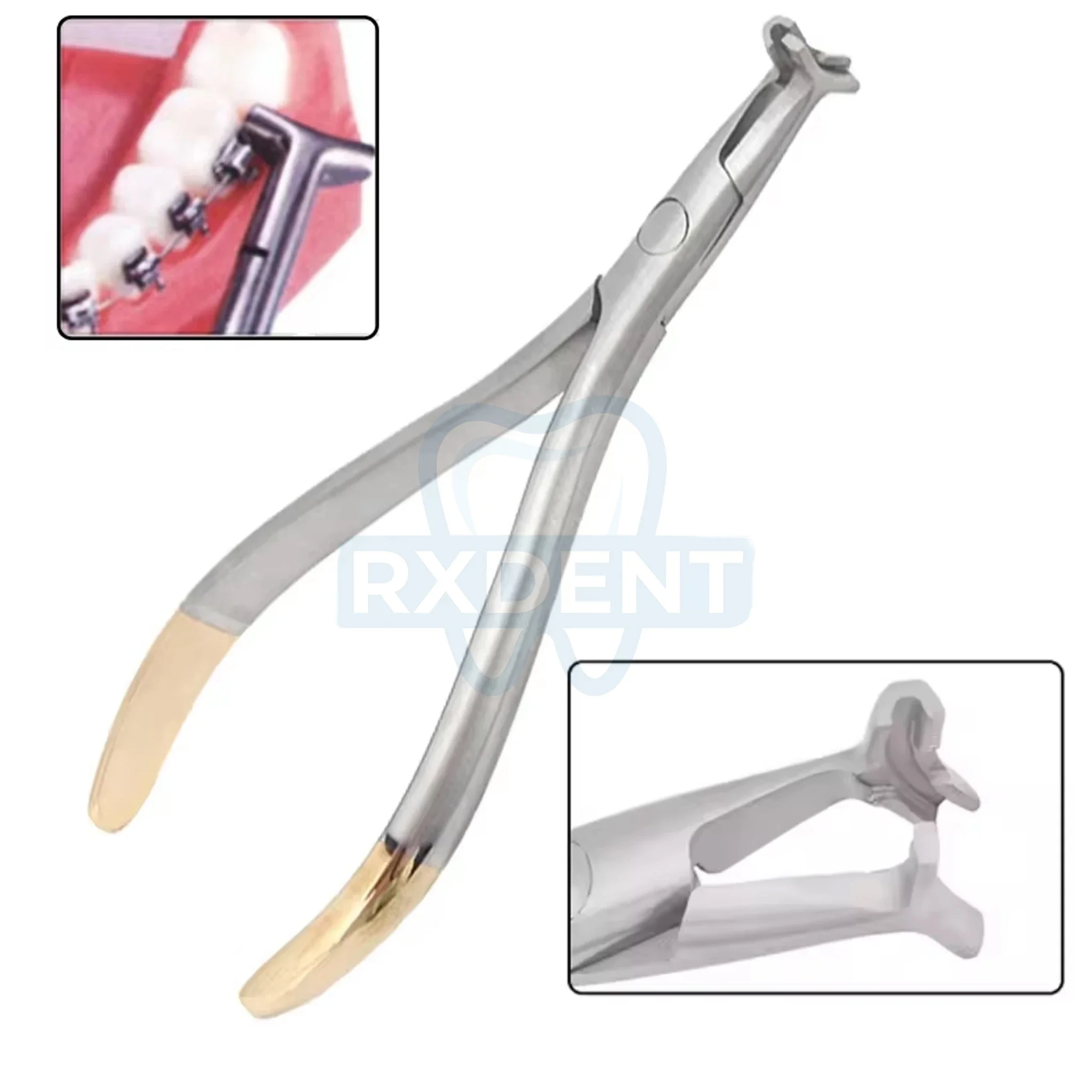 Dental Orthodontic End NiTi Bending Plier Arch Wire Distal End Back Bend Forceps Pliers Instrumen Dentist Stainless Steel Tools