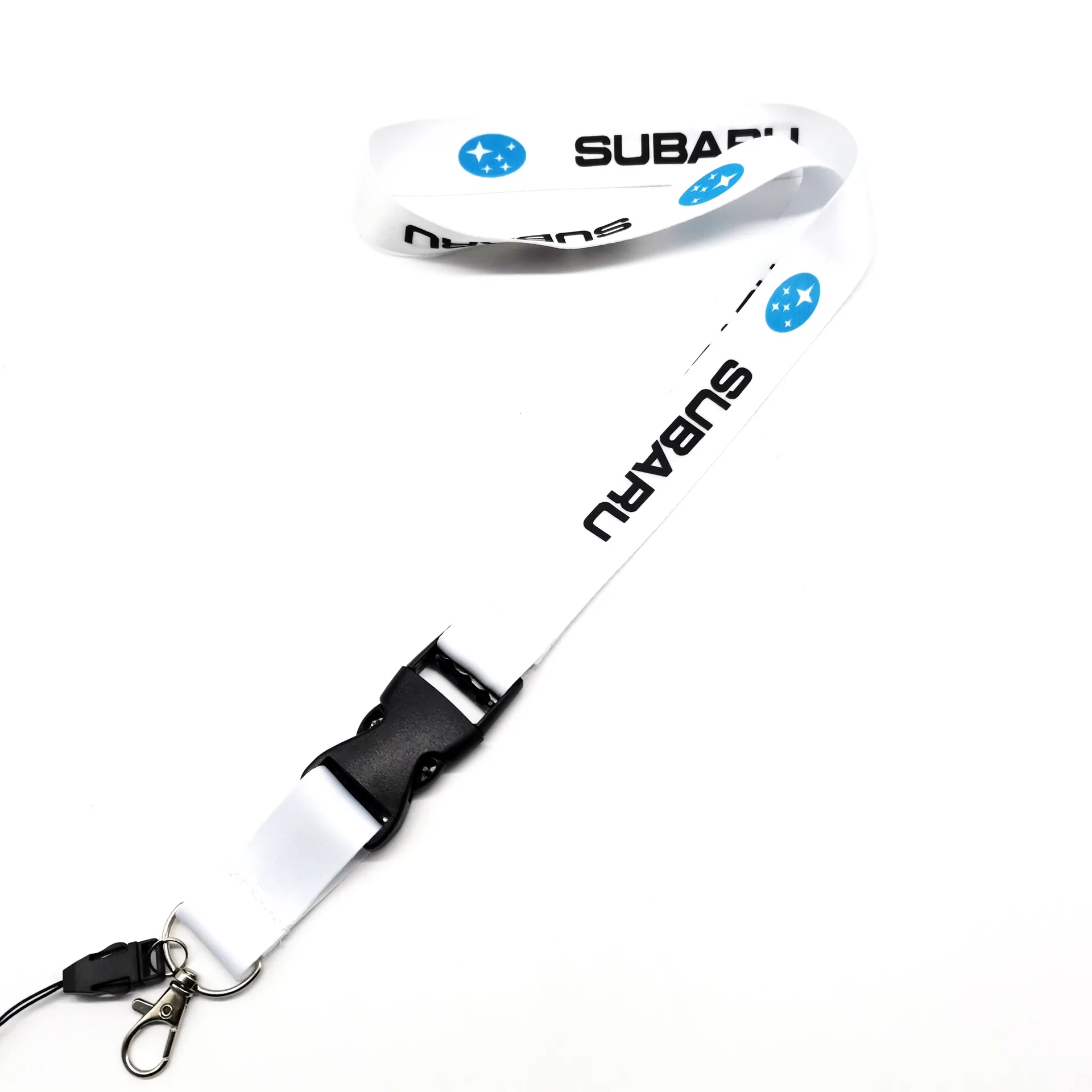 Emblemas de carro Lanyard Keychain para Subaru, ID Pass, ID, Mobile, Cinta de pescoço, XV, STI, Impreza, Forester, Tribeca, BRZ, WRX, Subida,