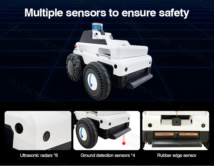 Factory Discount Security Patrol Robot 24-hour Working for Plaza School Mall Generator Room Security Patrol Robot