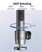Vidda C6 Aluminum Alloy Wall Projector Ceiling Bracket With Heavy Duty Mount Internal Wiring Loading Stable Adjustable Bracket