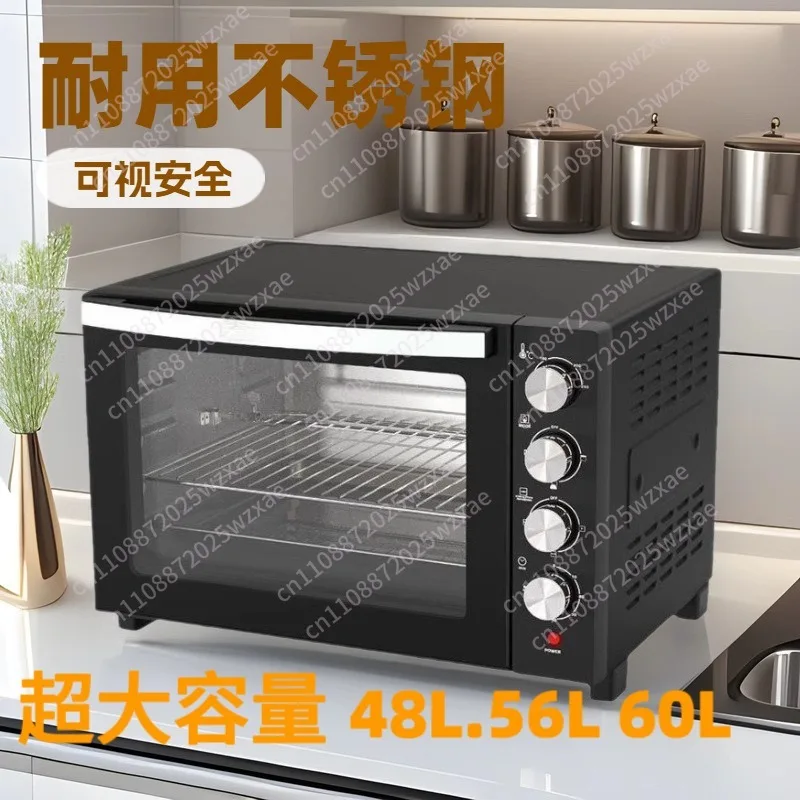 European and American air frying oven large capacity electric oven 60L 48L 65L household oven
