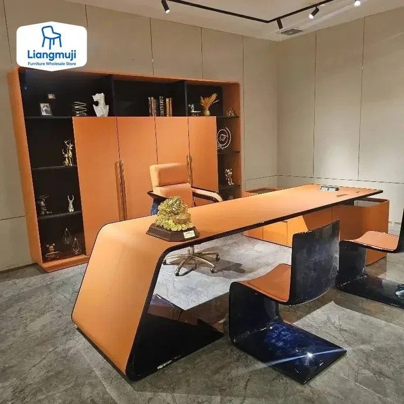 

Funny Storage Hutch Office Desk Writing Designer Modern Height Office Desk Study Organizer Luxury Mesa De Escritorio Furniture