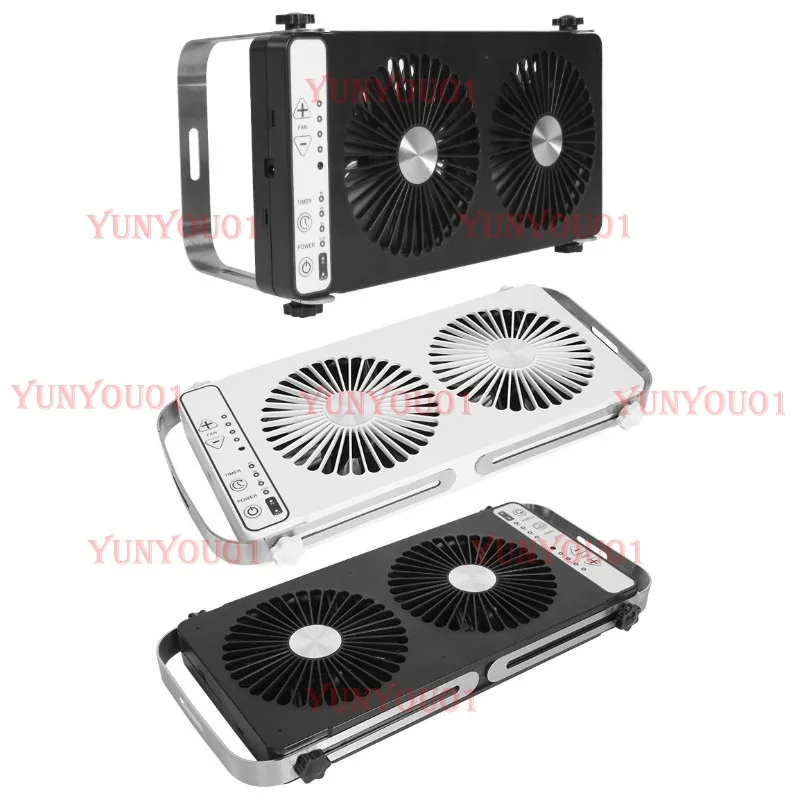 RV Roof Fan Ventilation Cooling Fan Removable Simple Installation with Switch Multipurpose 3 Meters DC Cable 12V Double Row Fan