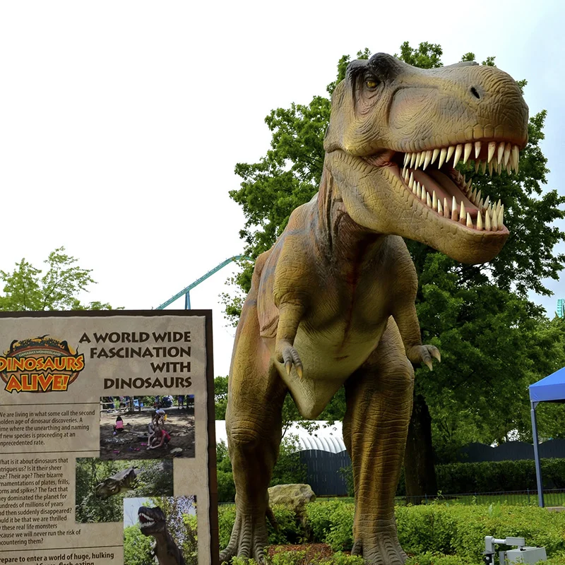 ATV&UTVT-rex Highly Detailed Customizable Motor-driven Dinosaur Model with Pneumatic Movements DINOSKY