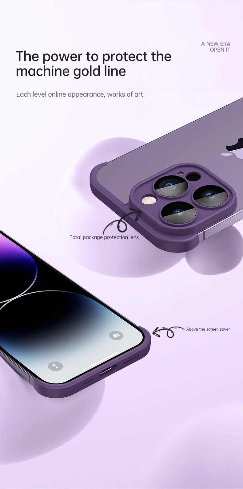 Stoßfeste Eckenschutz-Handyhülle für iPhone 17 Air 16 15 14 Plus 13 12 Pro Max – Silikon-Rahmen-Bumper-Abdeckung – Detail 14