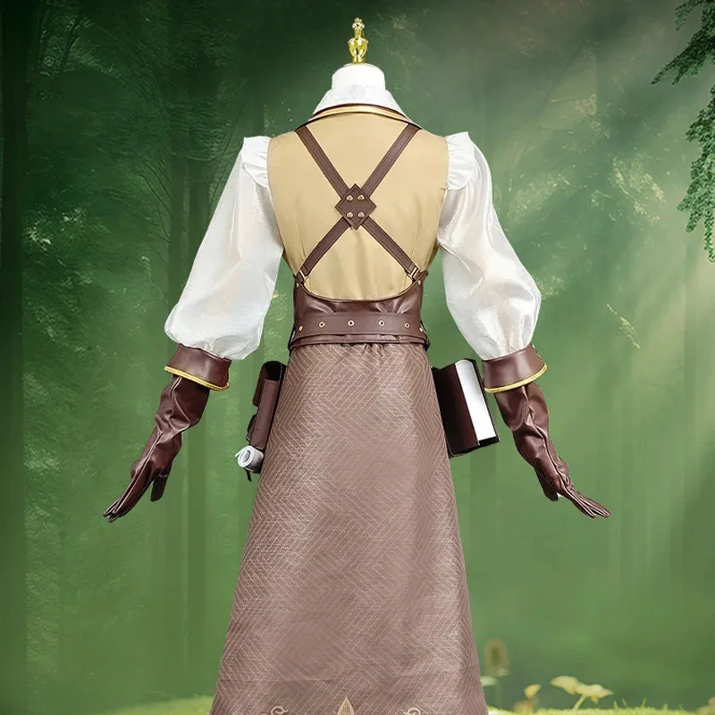 CyIdentity V Entomologist Melly Plinius Vestido de cosplay gótico para mujer, lindo conjunto de disfraz de uniforme de fiesta de Halloween, Loli hecho a medida
