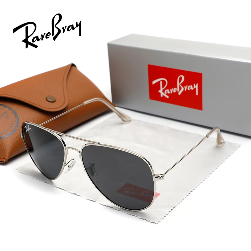 RareBray الطيار الاستقطاب النظارات الشمسية للرجال النساء الصيف القيادة سبيكة إطار نظارات شمسية المضادة للانعكاس UV400 Oculos دي سول