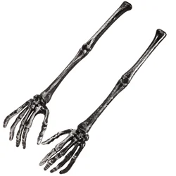 2 Pcs Salad Spoon Decorate Skull Claw Dessert Spoons Making Tools Mixing Hands Plastic Serving Forks