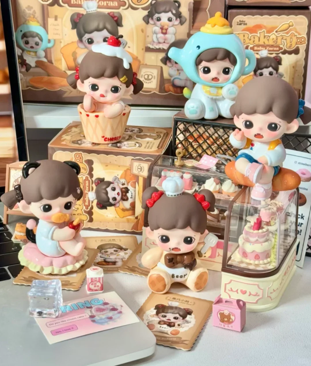 

Милый новый продукт, слепая коробка, подарок на день рождения, магазин для выпечки сокровищ, серия сестры, слепая коробка, озорный подарок ручной работы, трендовый сувенир