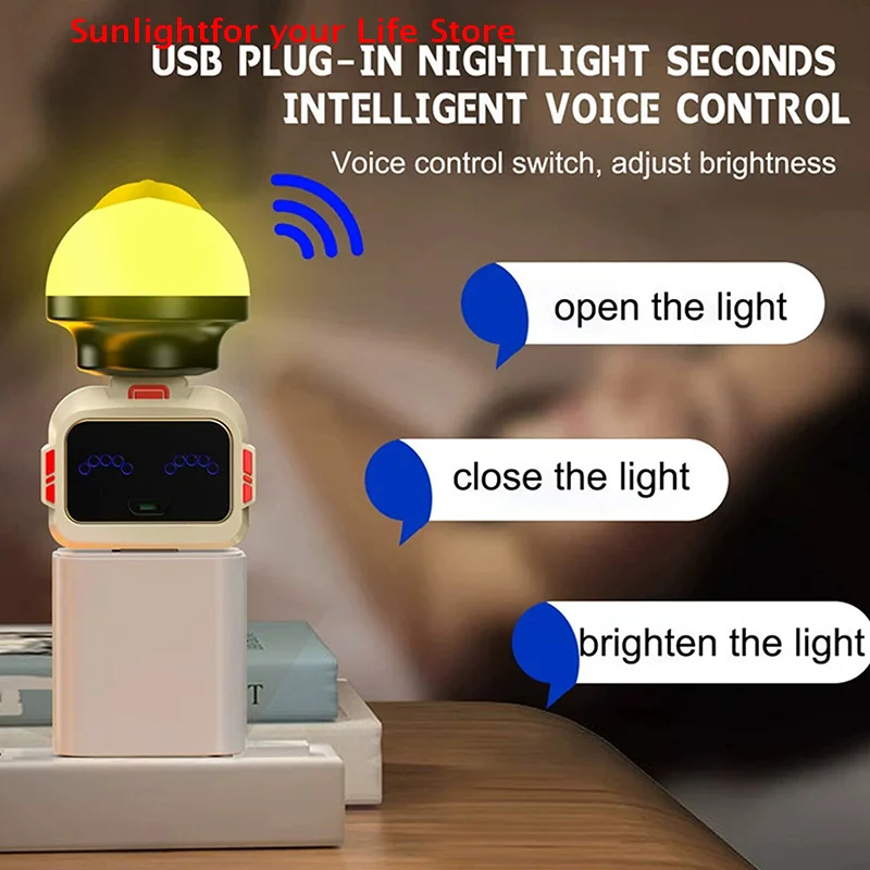 Intelligent USB English Voice Activated USB Switch For 5V Devices Fans Lights Adjust Brightness Speed Not Need Manual Control