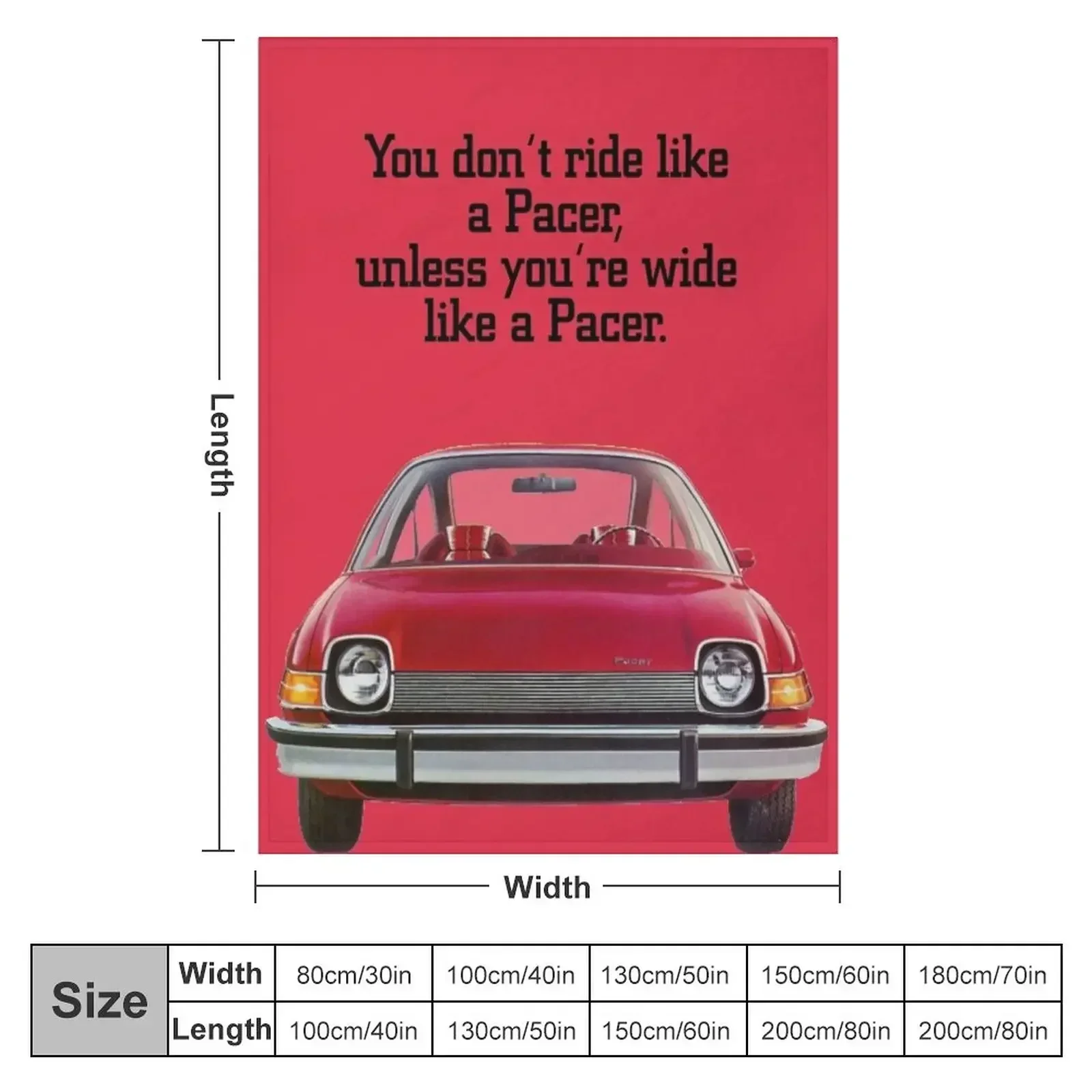 AMC PACER Throw Blanket For Sofa Thin Warm Vintage Blankets