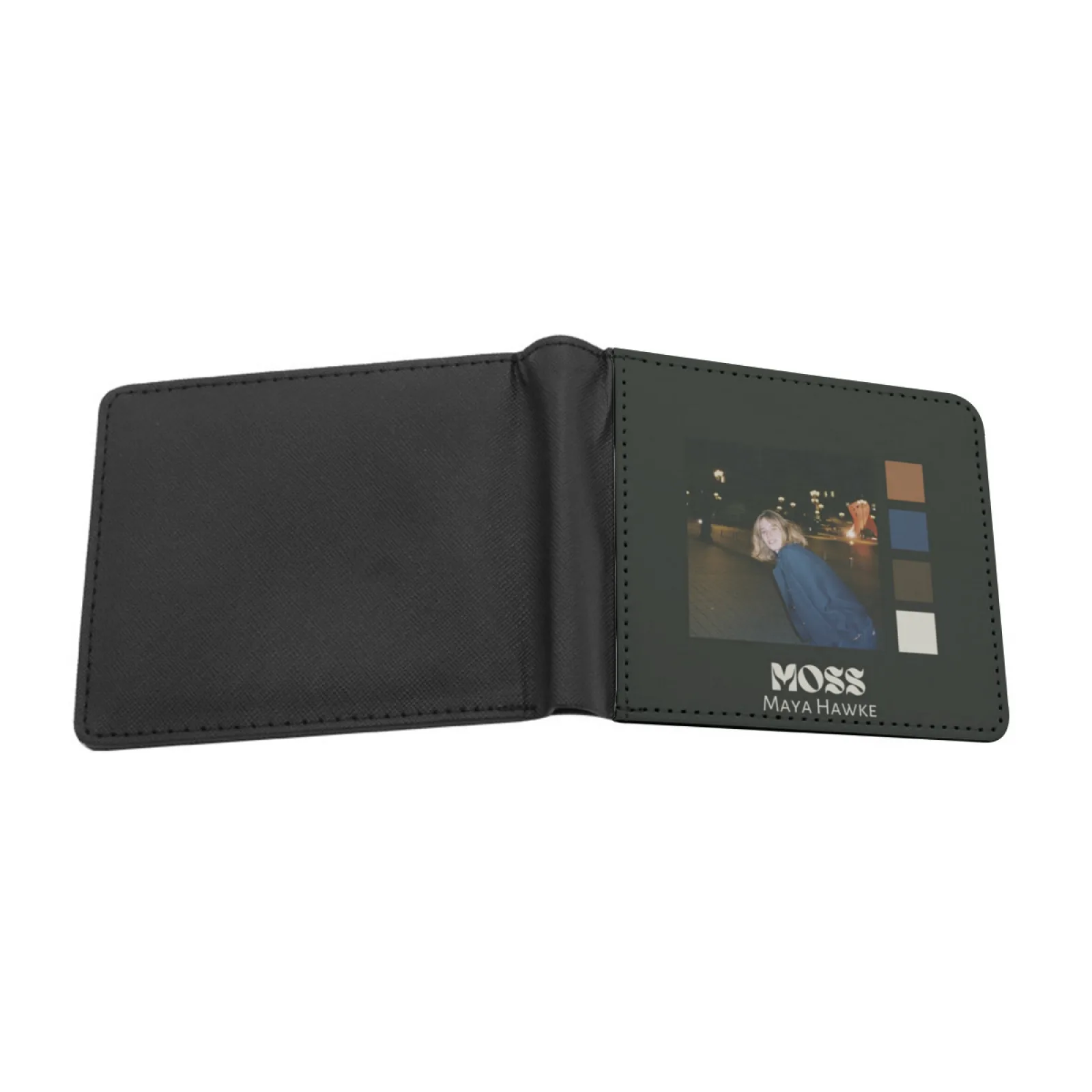 Moss Maya Hawke Short Men's Wallet Multifunction Purse Male Pu Leather Wallet Moss Maya Hawke Maya Hawke Therese Robin Robin