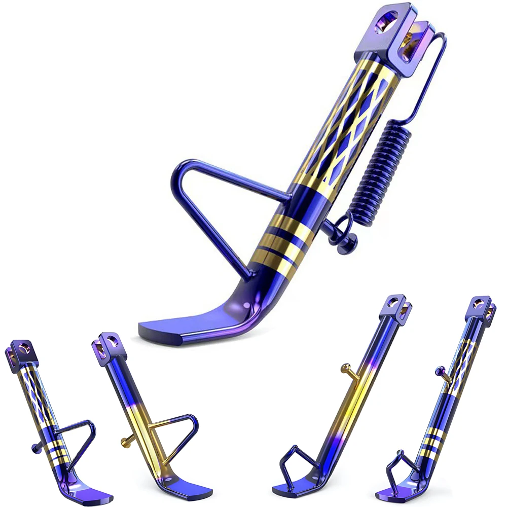 

Универсальный мотоциклетный штатив M10, подставка из спеченного титана из нержавеющей стали, модифицированные аксессуары, боковая подставка