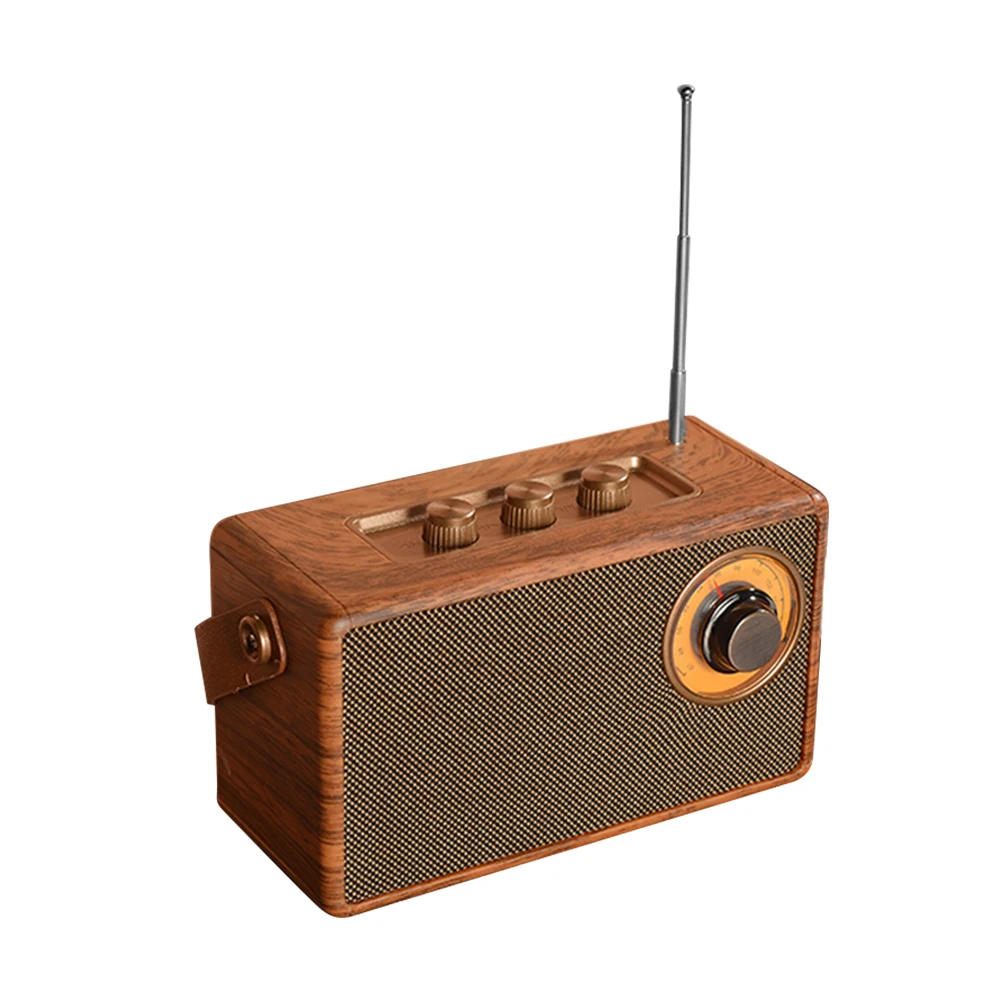 

Creative Radio Speakers Bluetooth-compatible 5.1 Portable Radio Receiver High Fidelity Small Speaker for Outdoor Travel Camping