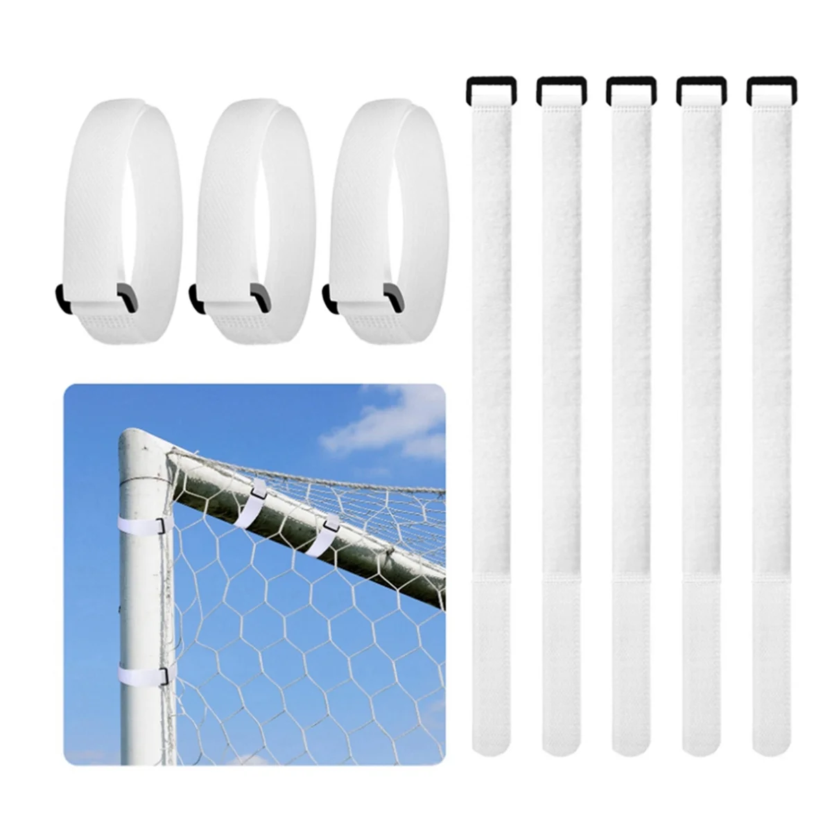 30pcs Goal Net Straps Soccer Goal Net Fastening Tie Straps Soccer Goal Net Straps