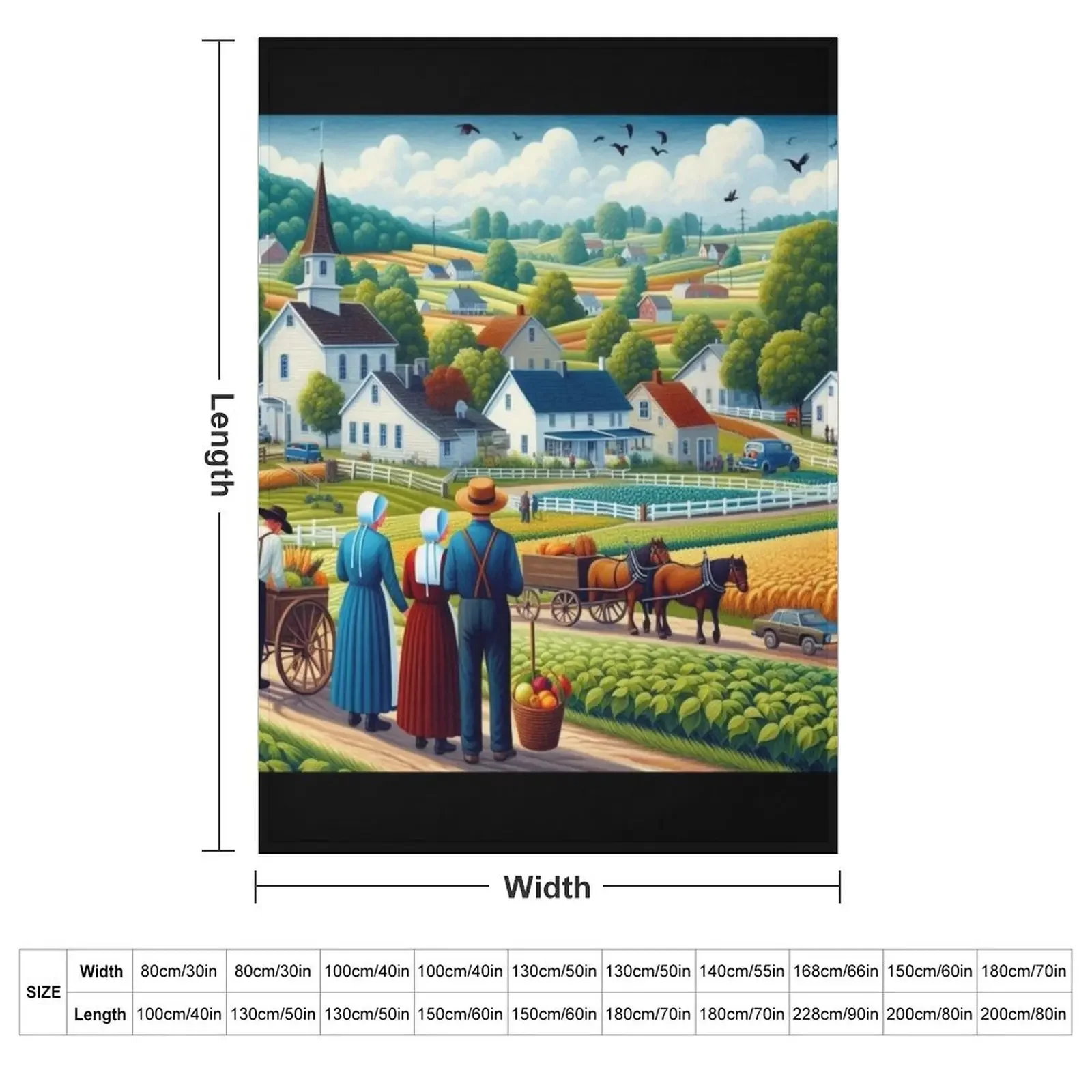 Amish 5 Throw Blanket Decorative Sofa Blankets For Baby Shaggy Hairys Blankets