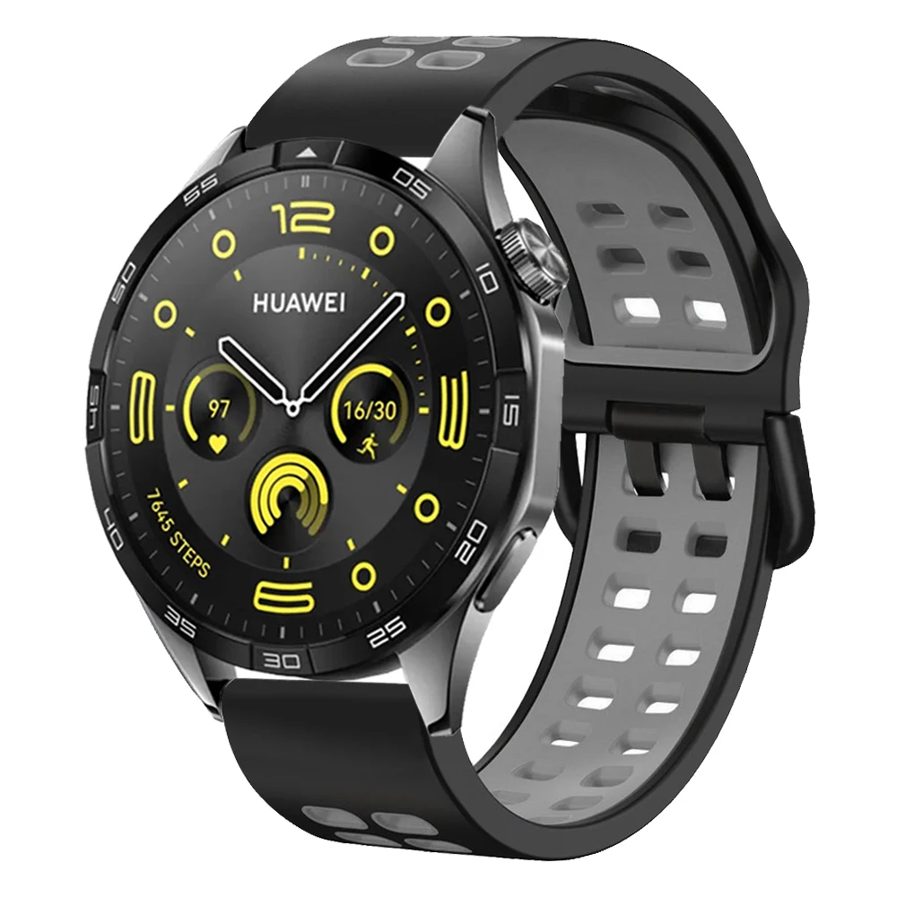 Мужской силиконовый ремешок 22 мм для часов Huawei Watch GT6 pro, ремешки GT5 GT4 GT3 GT2 pro для Huawei 5, 46 мм, ремешок для часов, браслет