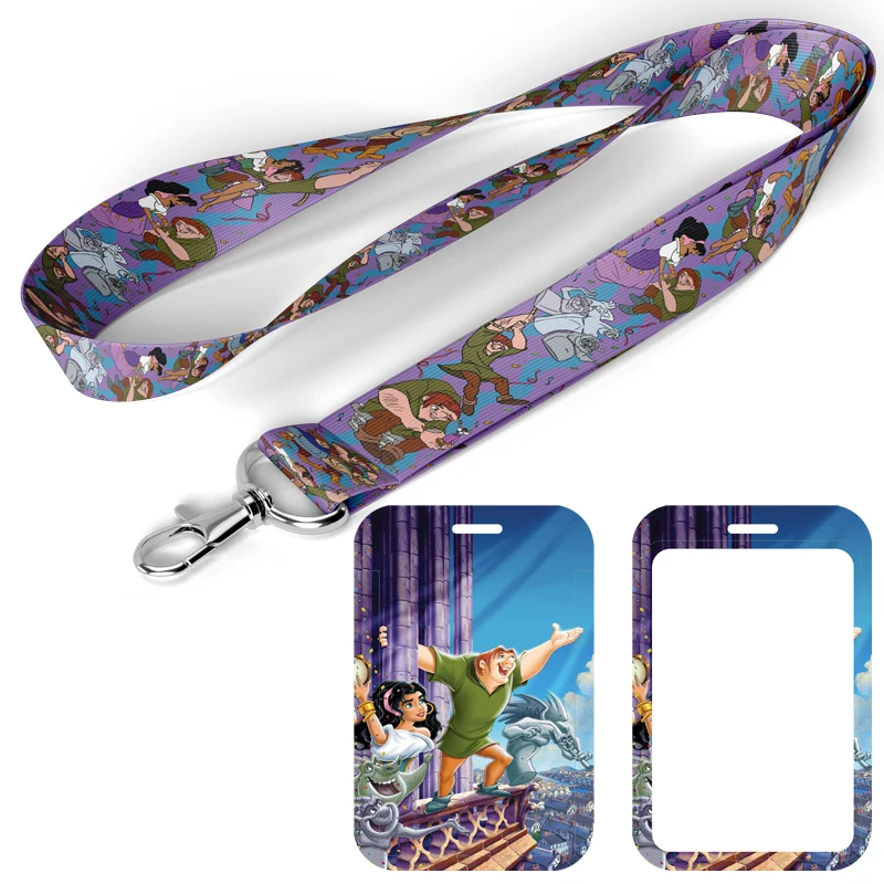 A3600 Cartoon Movie Lanyard For Keys ID Credit Bank Card Cover Badge Holder Phone Charm Key Lanyard Keychain Accessories For Kid