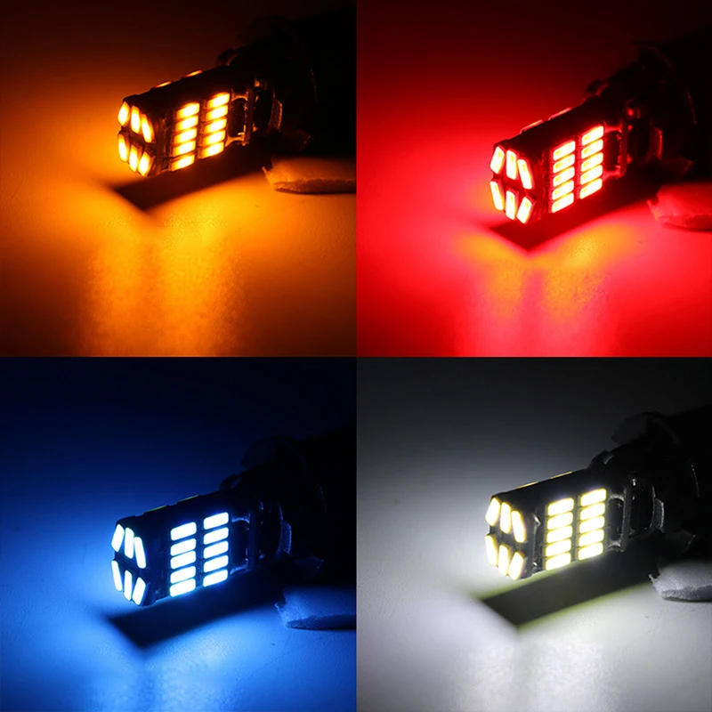 1PC Tail 6500K Door Lamp W5W LED Canbus T10 4014 Car Lamps No Error 26SMD For Car Reverse Light Interior Accessories Lamp