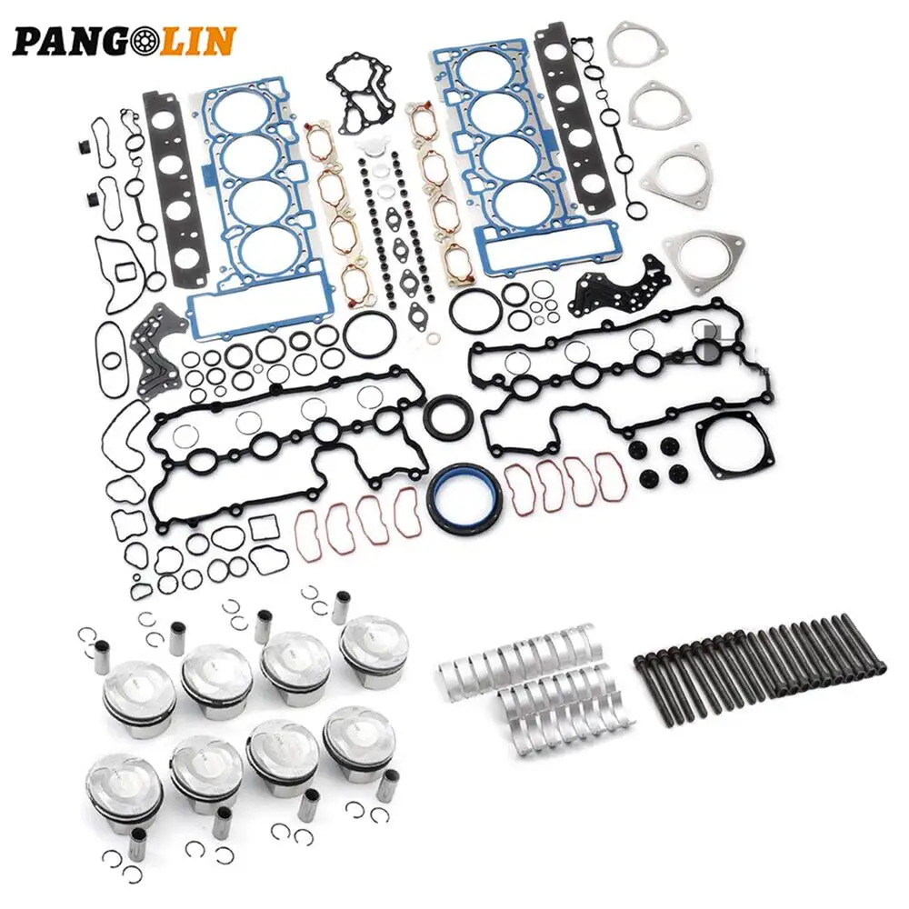 

Engine Overhaul Rebuilding Pistons Gasket Bearings Kit for VW Audi Q7 A8 S5 4.2L 079107065DC 079105561AJ 079103383AQ 079103650C