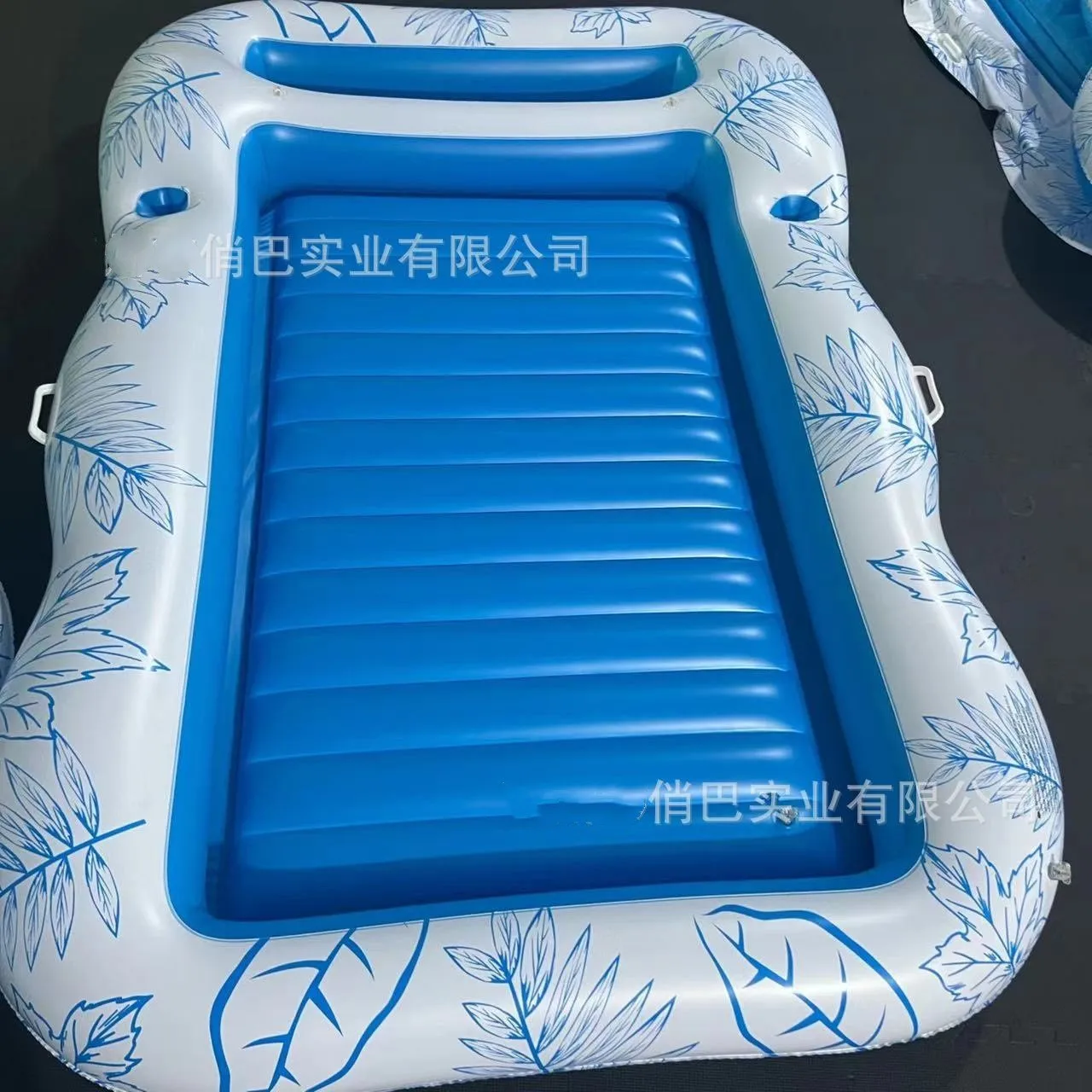 Opblaasbaar zomerspeelgoed voor buiten: nieuw model fabriek direct eenpersoons drijvend bed watervlot voor kinderen en volwassenen