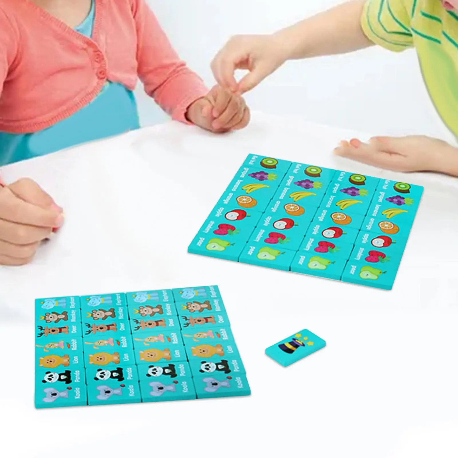 36x Montessori Dominos Speelgoed Houten Domino Puzzel Voor Jongens En Meisjes Kinderen