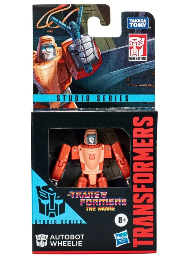 Takara Tomy Hasbro Transformers Studio Series Core SS Wheelie TF1986 Action Figures Model Collection Ornaments Hobbies Toys