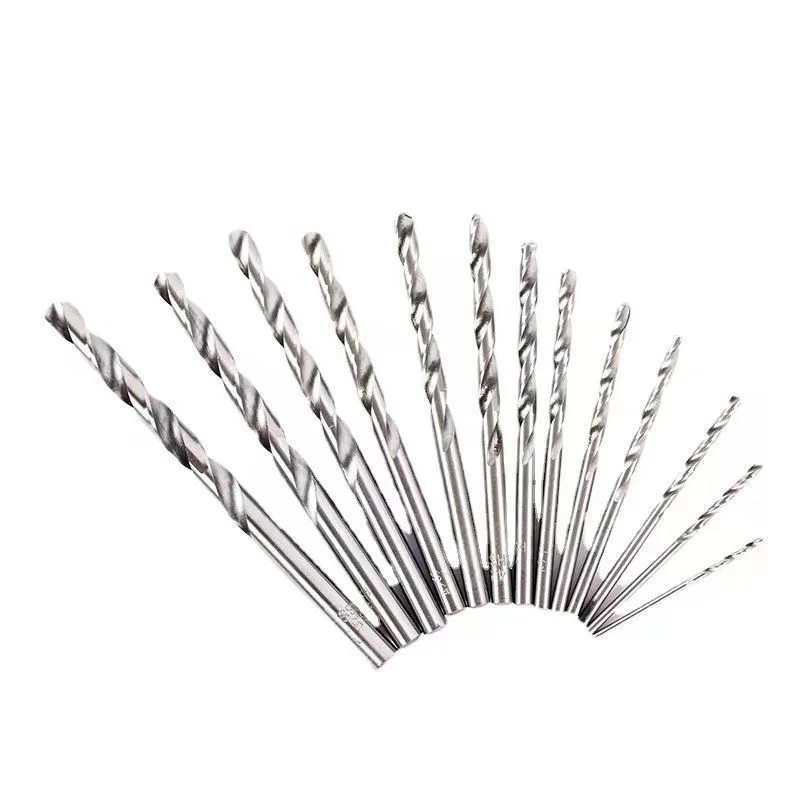 Imagem -02 - Micro Aço de Alta Velocidade Hss Straight Shank Mini Torção Brocas Broca Elétrica Rotary Ferramentas Elétricas 0.5 1.0 2.0 3.5 mm 10 Pcs