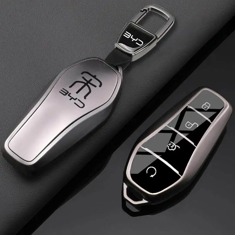 TPU 24 BYD Song L DMI key set, Song LDMI leading and surpassing electric car special bag, high-end shell buckle for men