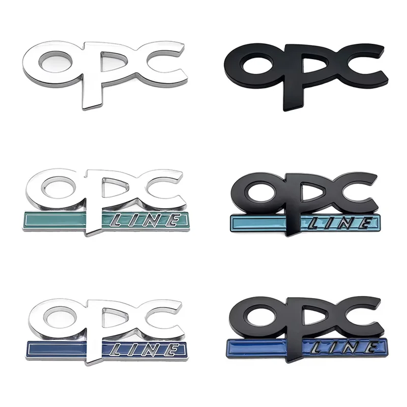 

1pcs OPC Line Emblem Front Grille Badge Tail Stickers Logo For Opel Astra j g Insignia Corsa d Vectra c Zafira a Auto Gadgets