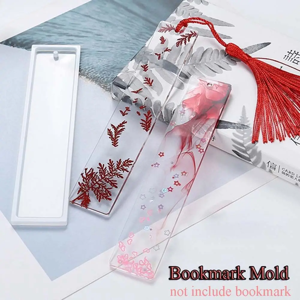 

Mirror Effect Resin DIY Silicone Rectangle Jewelry Tools Bookmark Mold Equipments Mould Making