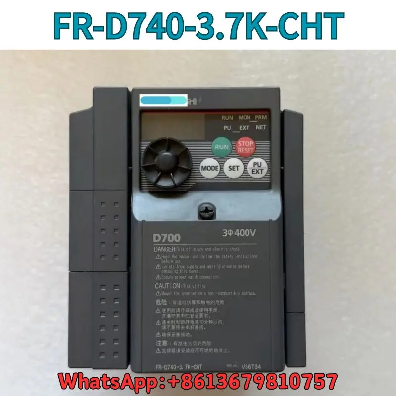 

Used FR-D740-3.7K-CHT frequency converter 3.7KW test OK Fast Shipping