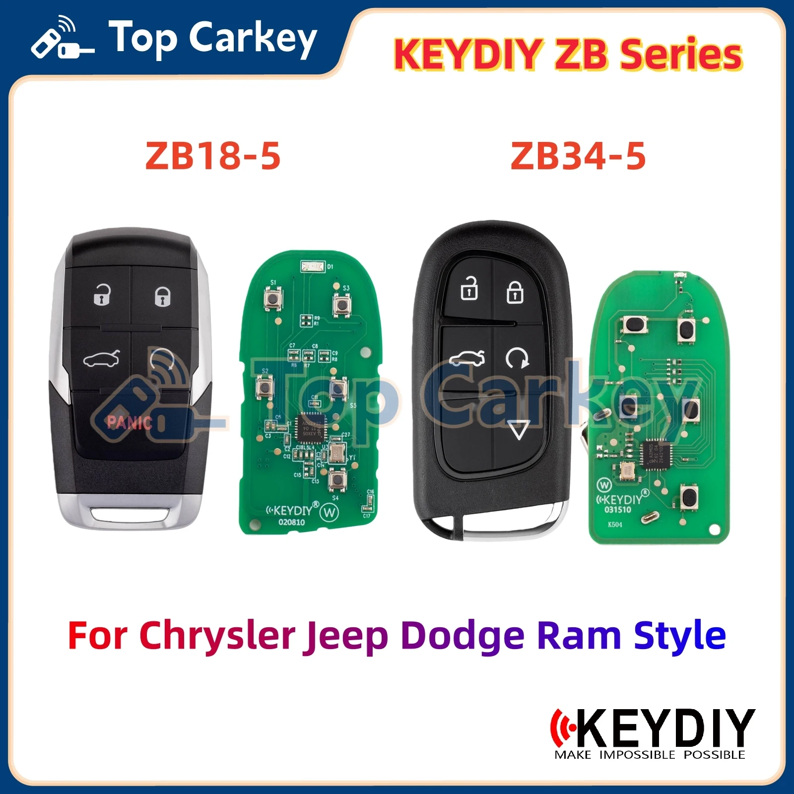 

Универсальный смарт-ключ KEYDIY KD ZB18 ZB18-5 ZB34 ZB34-5 для Chrysler, Jeep, Dodge, Ram Style