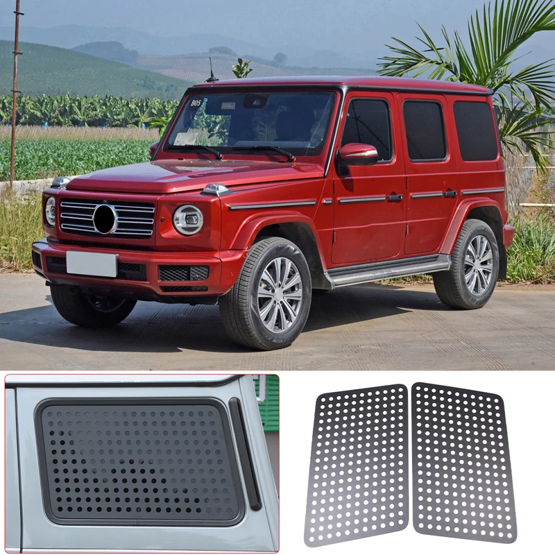 

For 2004-2018 Mercedes-Benz G-Class W463 aluminum alloy black car styling hood protection plate sticker car exterior accessories