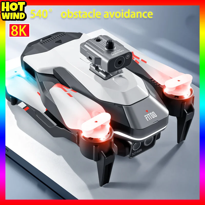 2023 nuova fotocamera 8K HD Mini Drone 4k evitamento ostacoli professionale WIFI FPV pieghevole RC Quadcopter telecomando Dron regalo giocattolo