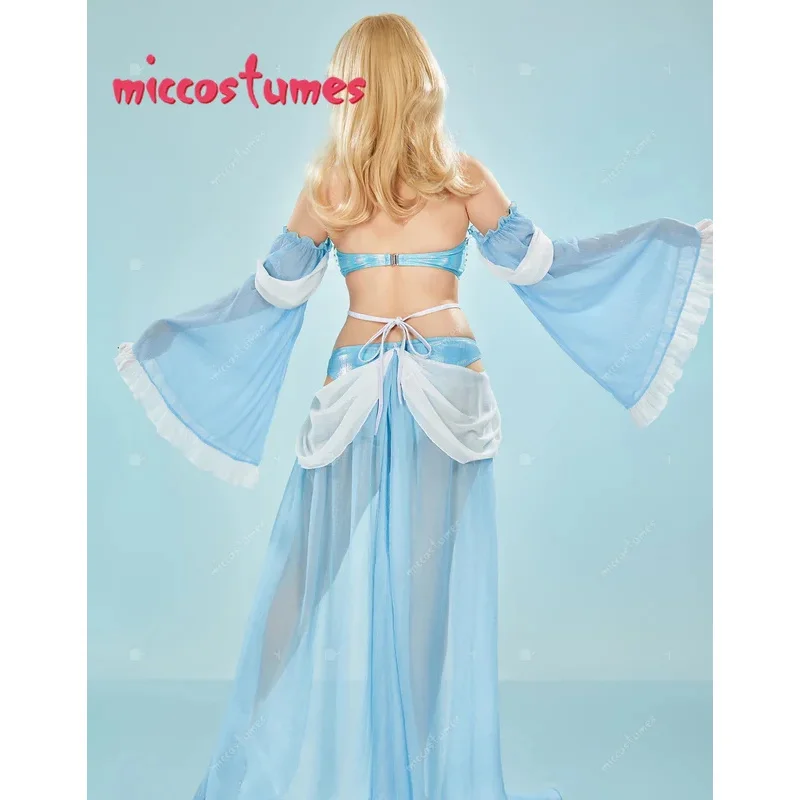 

25COSMiccostumes Women's Sexy Cutout Swimsuit Princess One-Piece Bathing Suit and Wrap Skirt with Choker