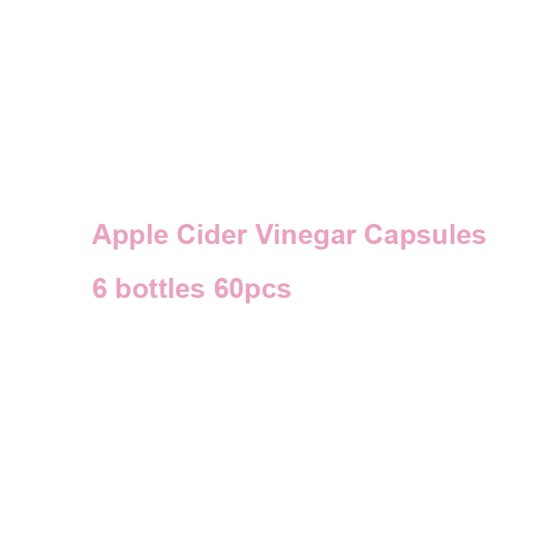 6 bottle 60pcs Apple, Fast shipping