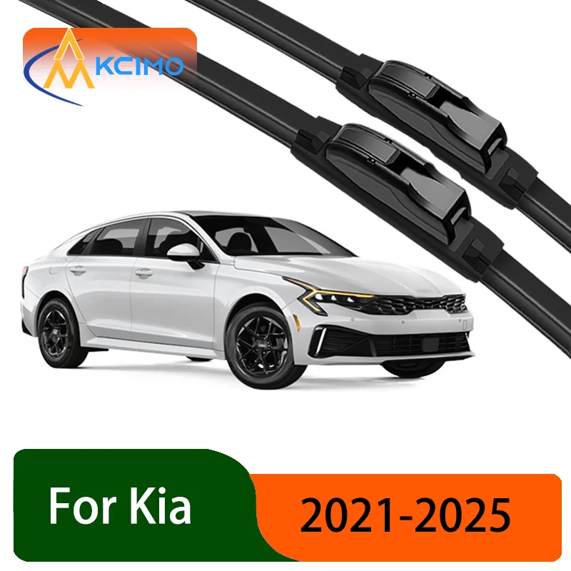 

For Kia K5 DL3 2021-2025 2022 2023 2024 Durable Slient Front Wiper Blades Car Windscreen Windshield Window Wiper Accessories