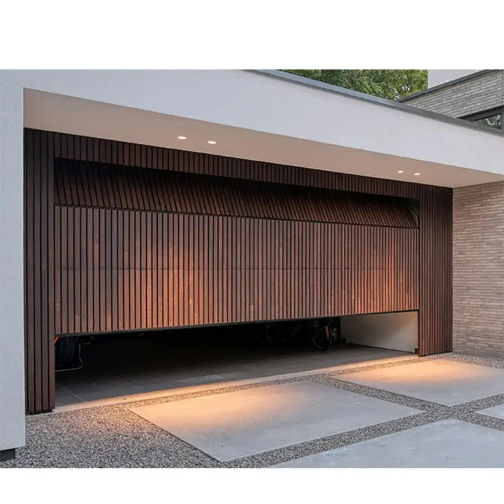 Villa Fashion Grille Aluminum Alloy Garage Door Integrated Molding Garage Doors Multiple Sizes and Colors Available Garage Doors