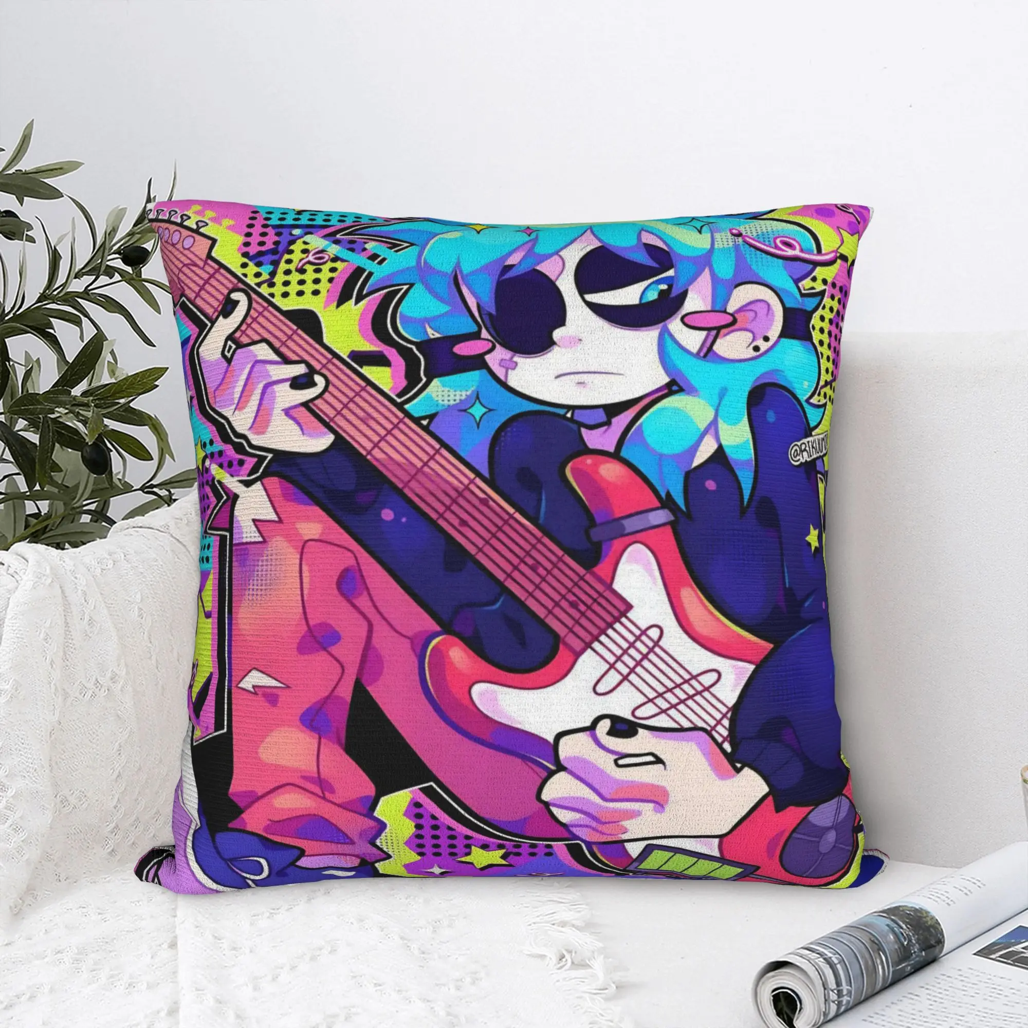 Stylish Seat  Sally Face Sal Fisher Indie Decoration Pillowcase Merch  Pillow Covers Zipper Multiple Sizes