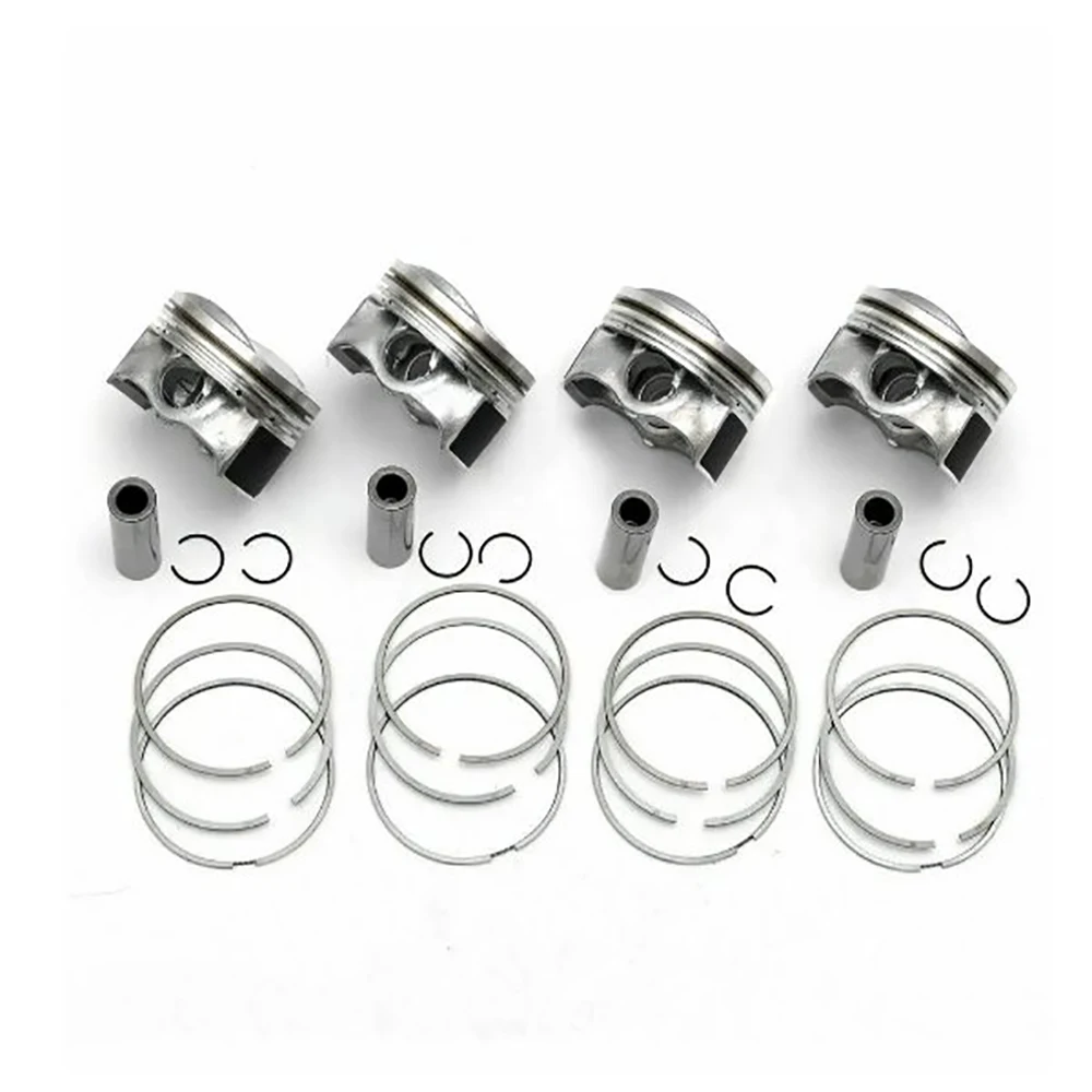 Pop 4pcs Engine Piston Ring Kit+0.5 83mm For VW GTI Jetta Golf Pass Tiguan Audio A3 2.0TSI/TFSI DOHC EA888 2.0T Car Parts