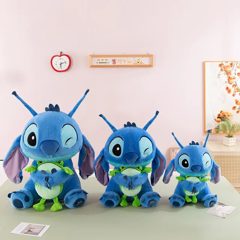 Disney Stitch The Frog Dolls Lilo & Stitch Series Cartoon Toys Anime Bambole di pezza morbide Cuscino Giocattoli Regalo di compleanno per le ragazze dei ragazzi