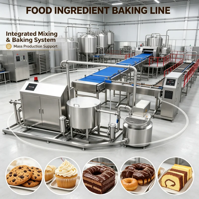 Snack Production Line Cookie Making Equipment For Industrial Baking And Packing Customized