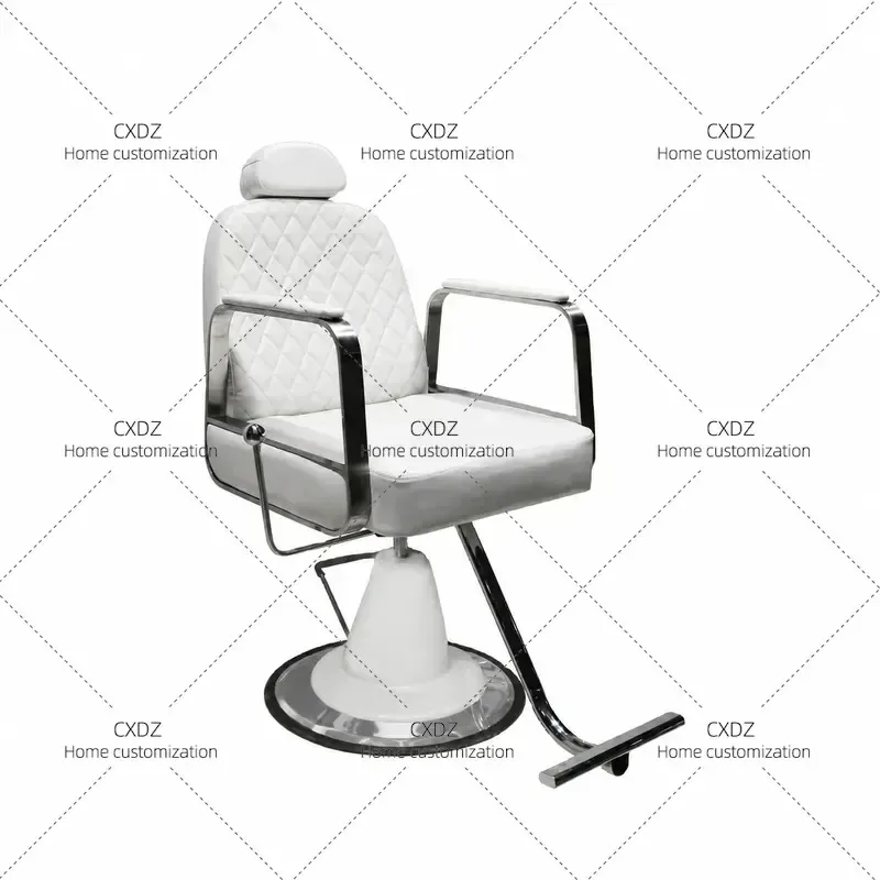 Barber Shop Chair Hydraulic Lift Reclining Hair Salon Chair Heavy Duty Beauty Cutting Chair for Professional Hairdresser