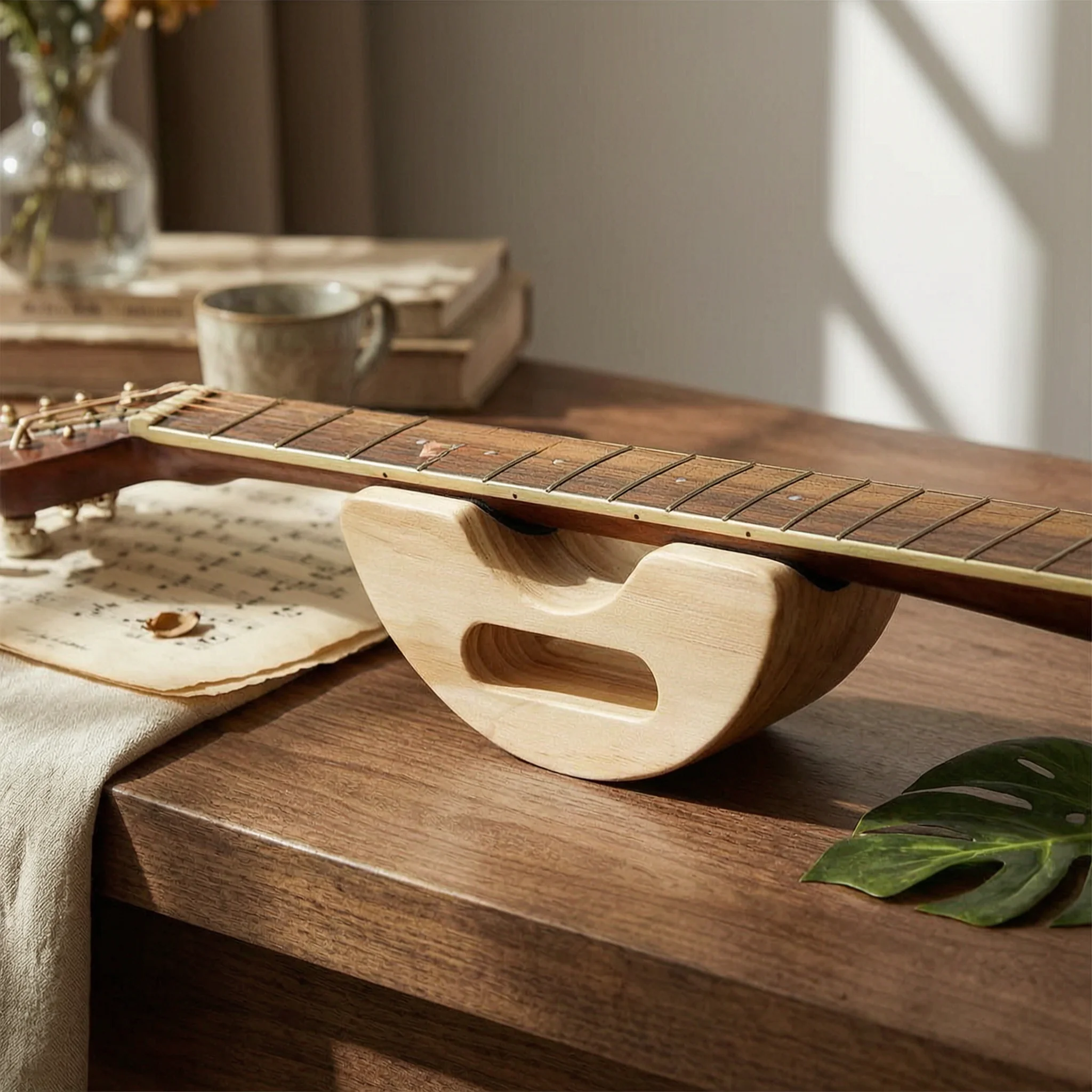Guitar Neck Rest Multi-Size Fit Guitar Neck Cradle Fretboard Repair Support Lightweight Music Tool Easy Grip for Workshop