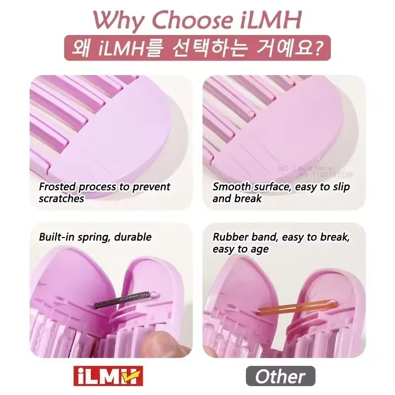 2 Buah Jepit Rambut Halus Klip Poni Keriting Set Klip Rambut Penambah Volume Akar Rambut Klip Tetap Keriting Wanita Rol Rambut Volume Mode